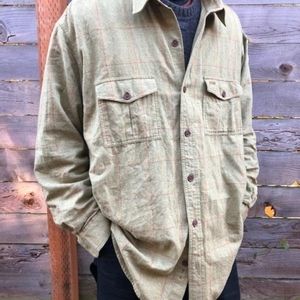 Beige Orvis Button down